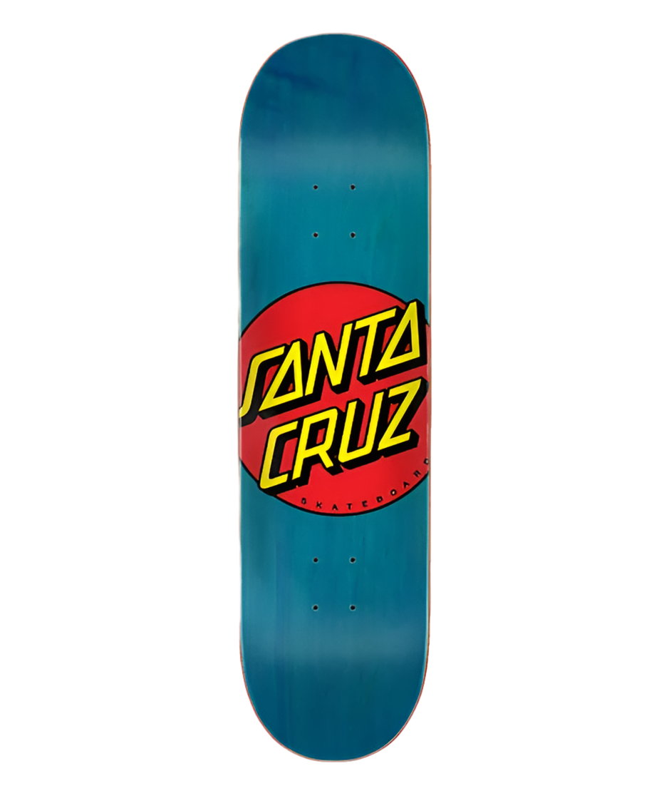 Santa Cruz 'Classic Dot' Skate Deck - Blue