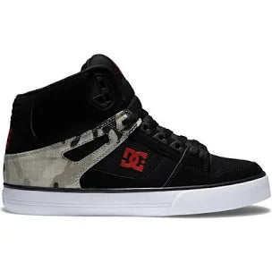 DC Shoes 'Pure High-Top WC' Shoes - Astro Camo Black