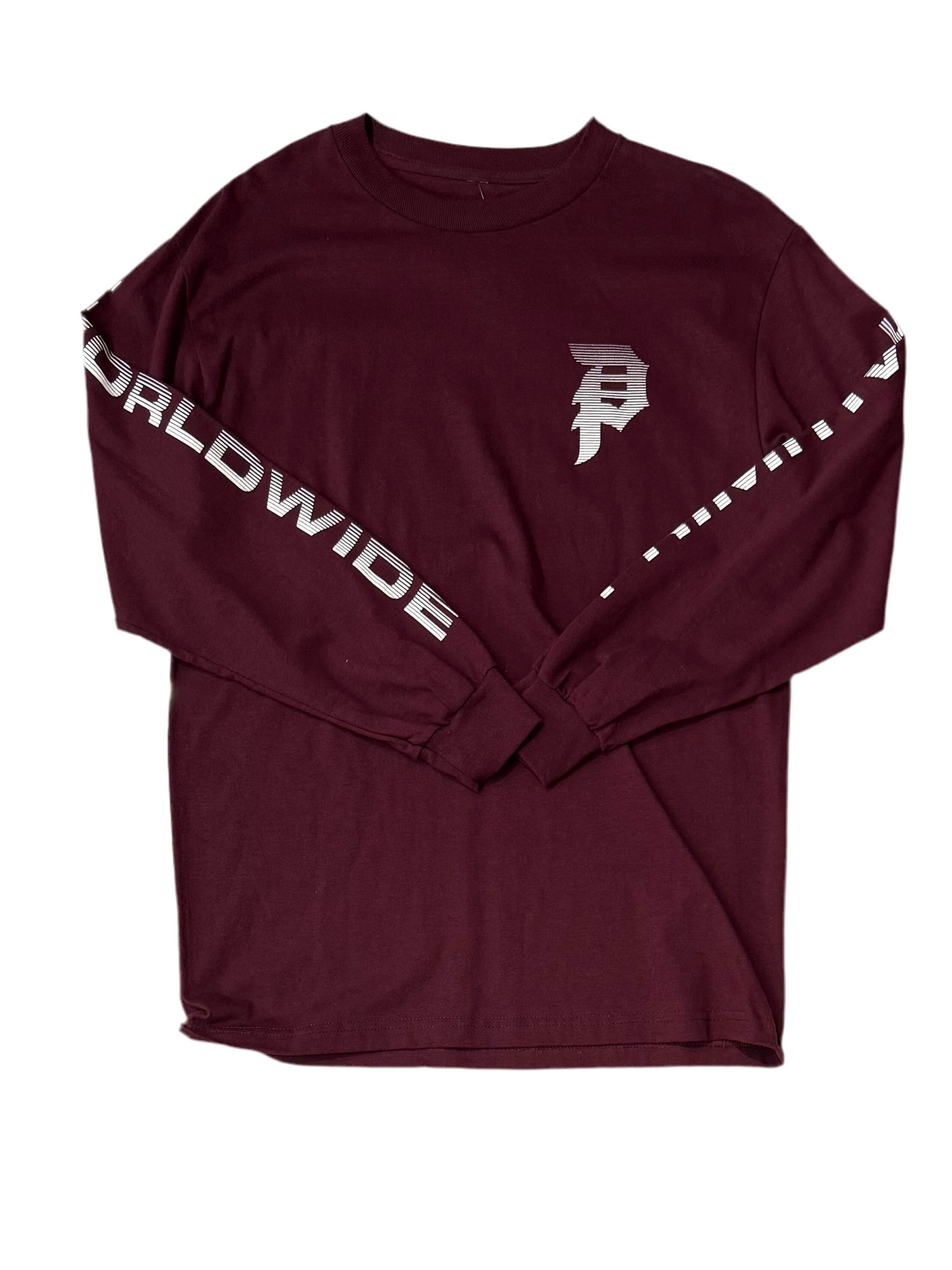 Primitive 'Dirty P Bars' L/S Tee - Burgundy