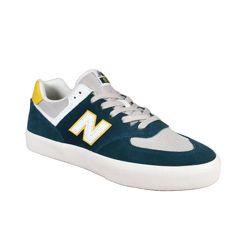 New Balance Numeric '574 Vulc' Shoes - Blue/Yellow