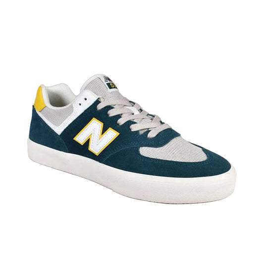 New Balance Numeric '574 Vulc' Shoes - Blue/Yellow