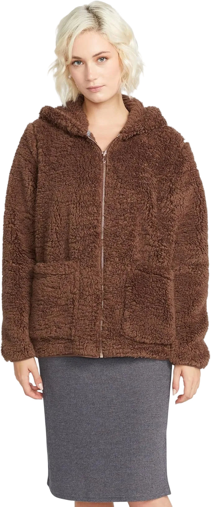 Volcom 'Lil Phuz Up' Jacket - Chocolate (Women's)