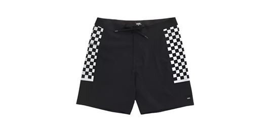 Vans 'Side Bar' Boardshorts - Black/White