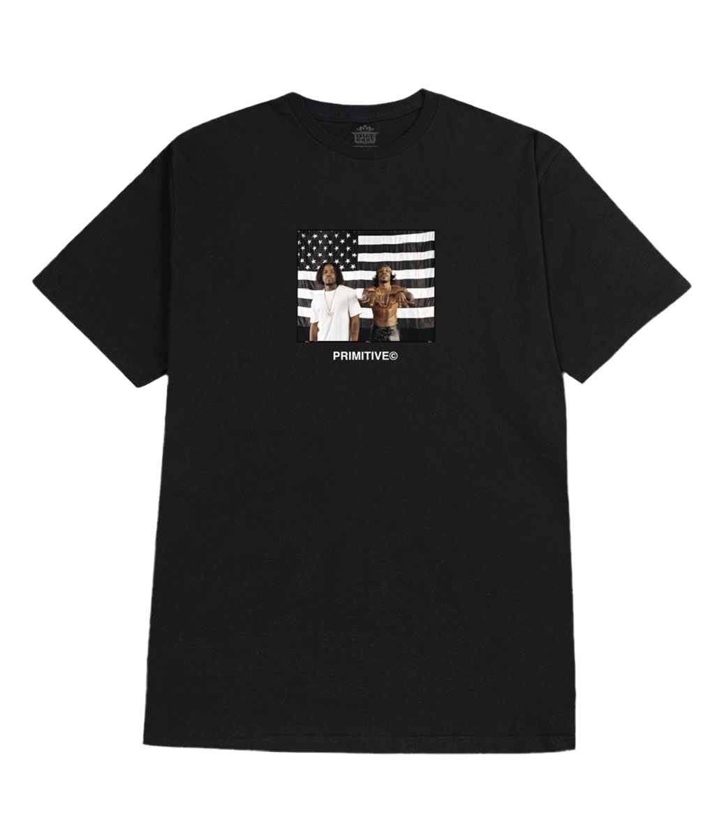 Primitive x Outkast 'Stripes' Tee - Black