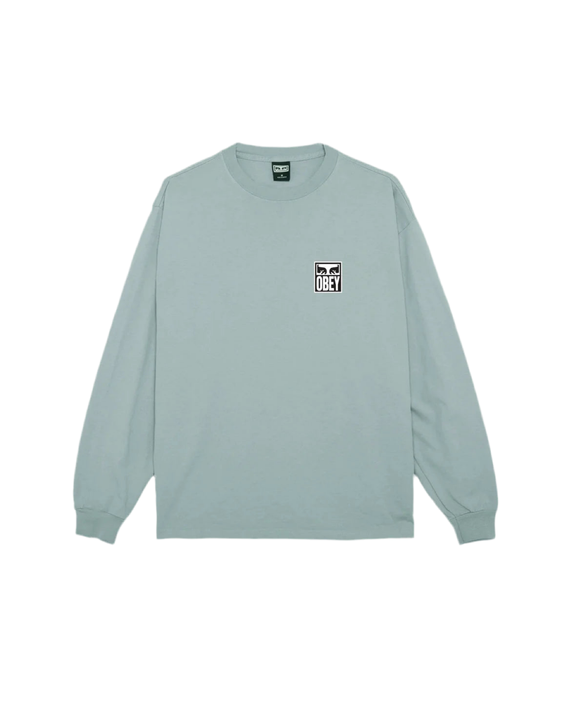 Obey 'Eyes Icon 2' L/S Heavyweight Tee - Jade