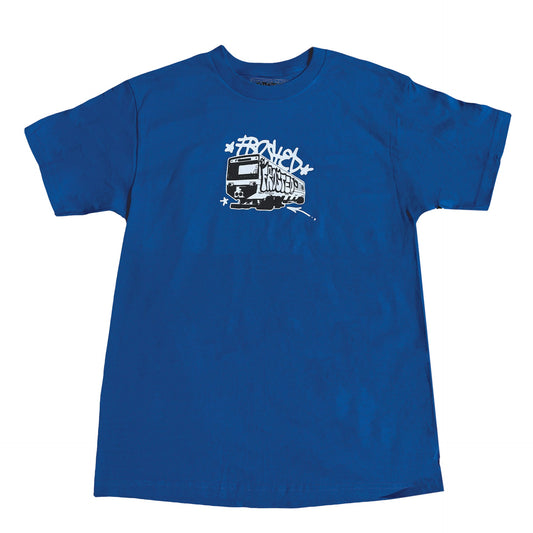 Frosted Skateboards 'Metro Logo' Tee - Blue