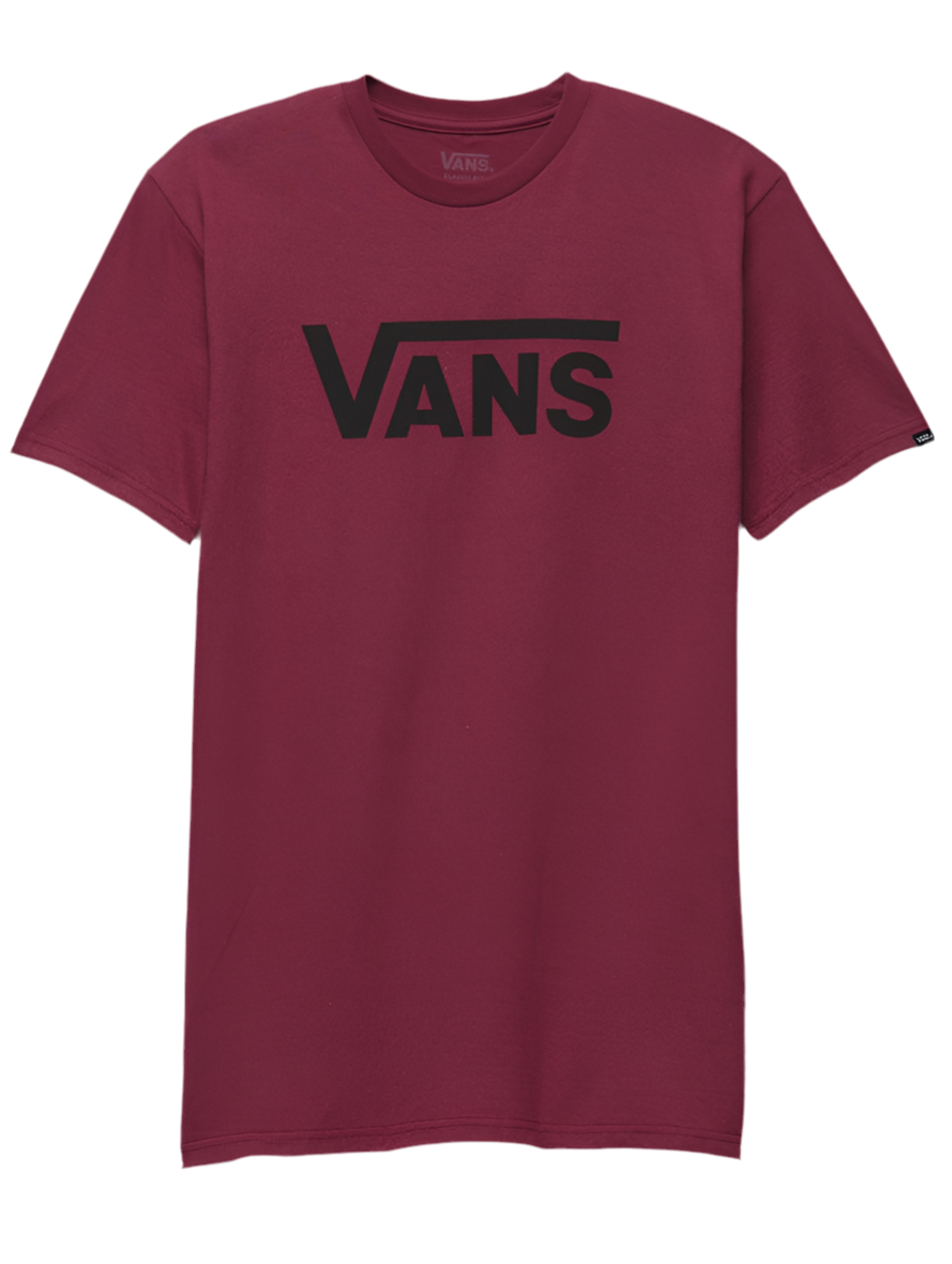 Vans 'Classic' Tee - Burgundy/Black