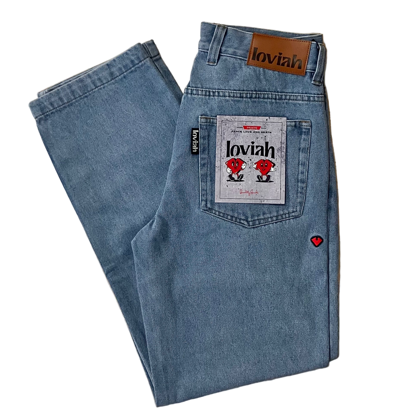 Loviah '1990' Baggy Jeans - Dark Blue