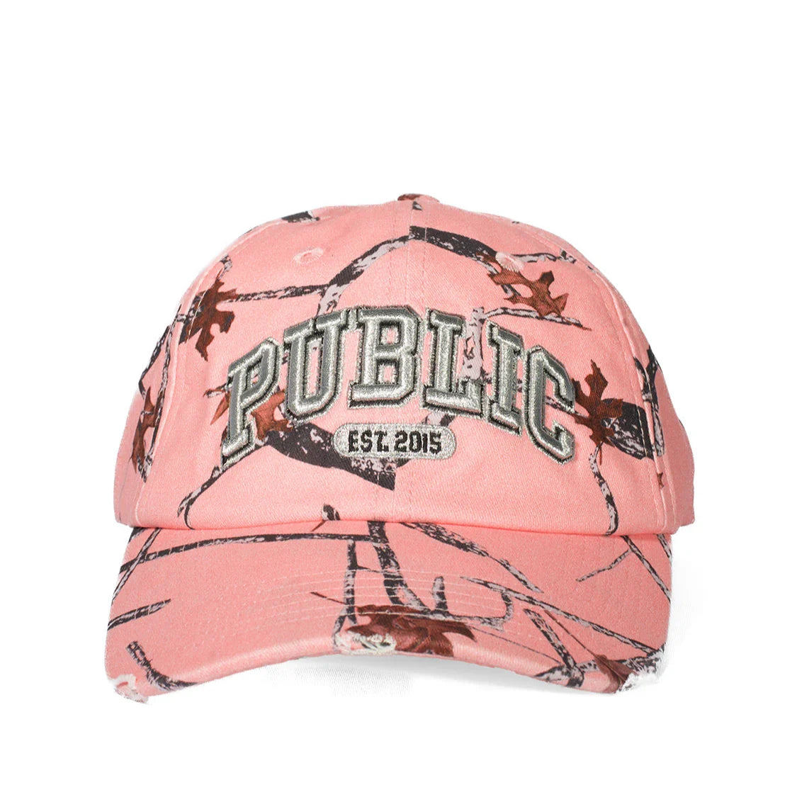 Public Snowboards 'Collegiate' Cap - Pink Camo