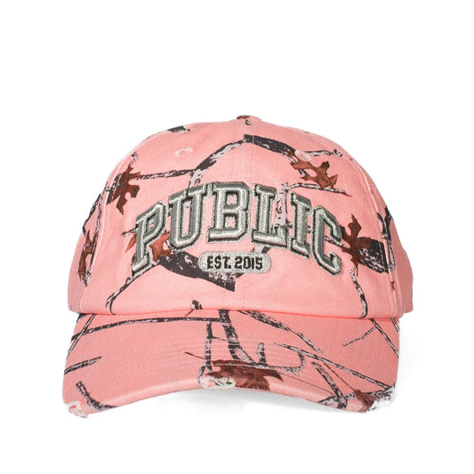 Public Snowboards 'Collegiate' Cap - Pink Camo
