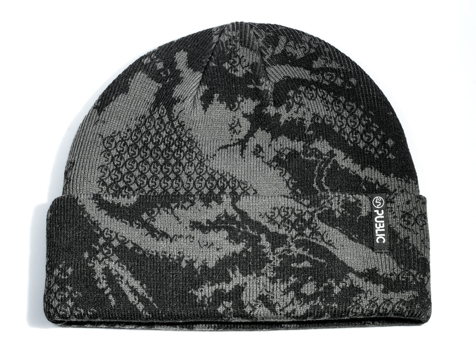 Public Snowboards 'Research' Beanie - Black
