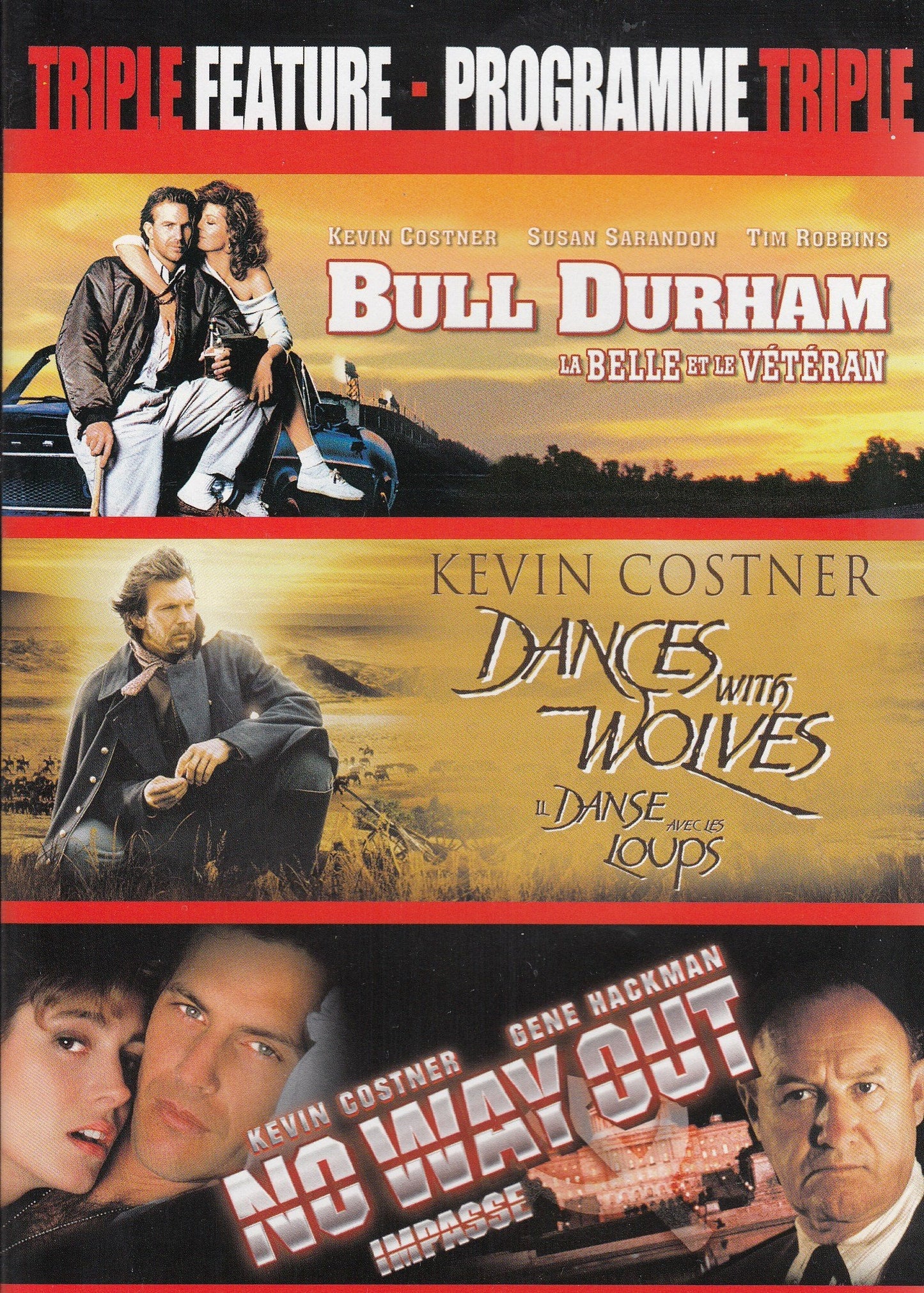 Kevin Costner Triple Feature - DVD (Used)