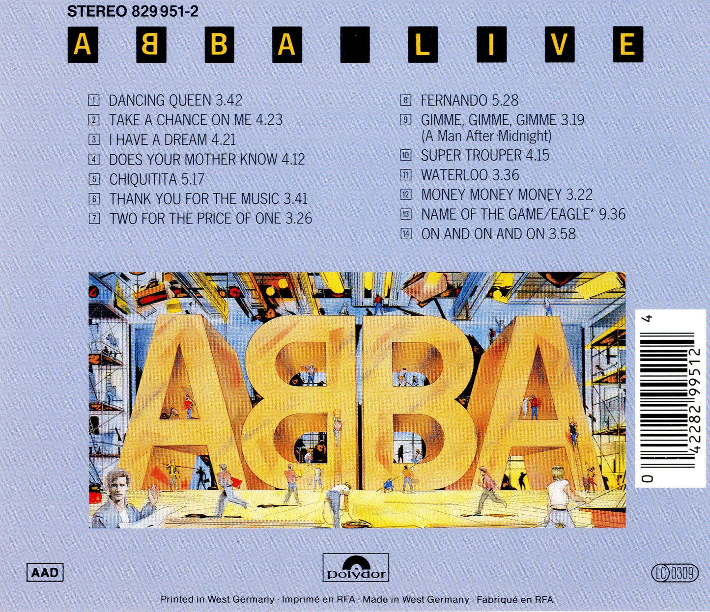 Abba / Live - CD (Used)