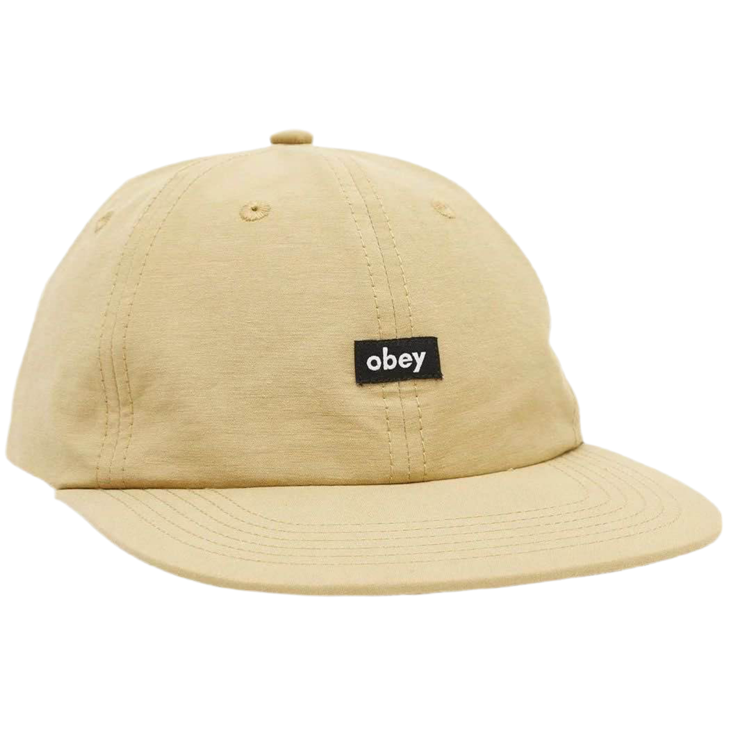 Obey 'Lower Case Tech' 6-Panel Strapback Cap - Bronze