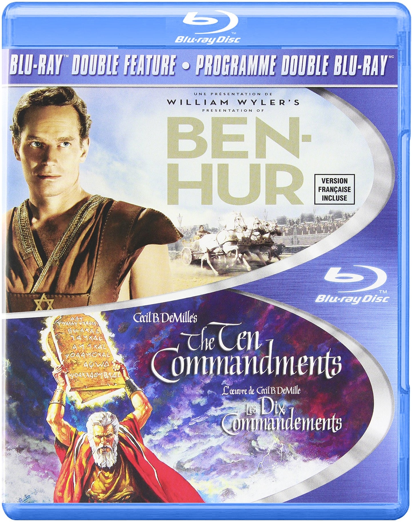 Ben-Hur/ Ten Commandments (DBFE) [Blu-ray] (Bilingual)