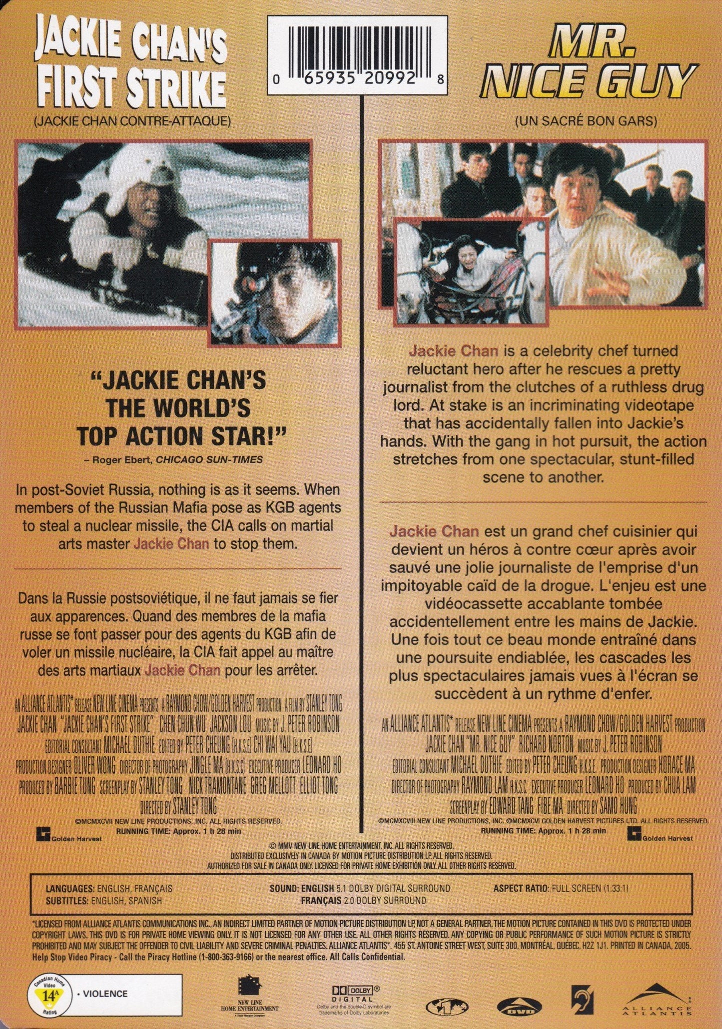 Jackie Chan's First Strike / Mr. Nice Guy