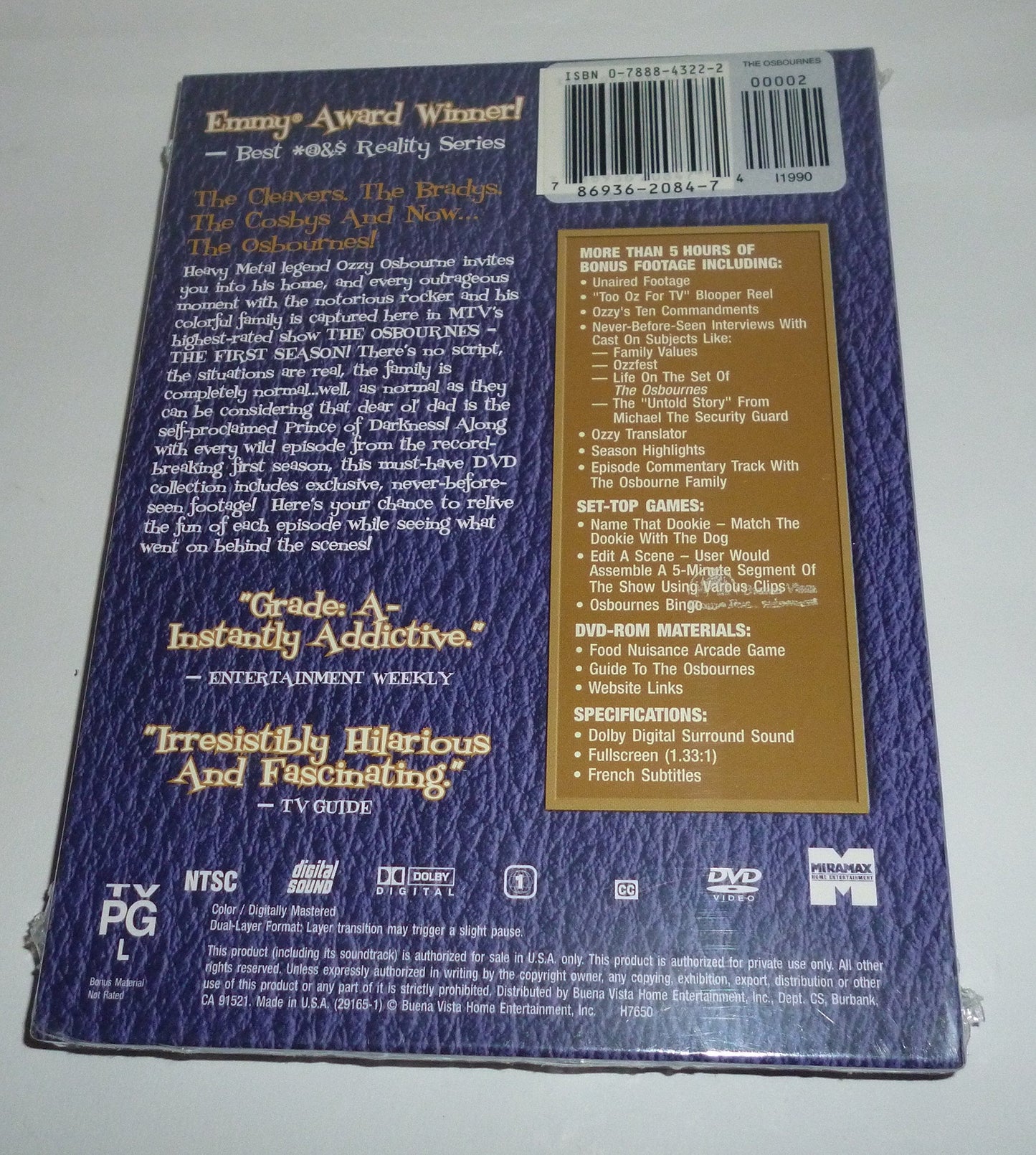 The Osbournes: The First Season [Censored] [2 Discs]