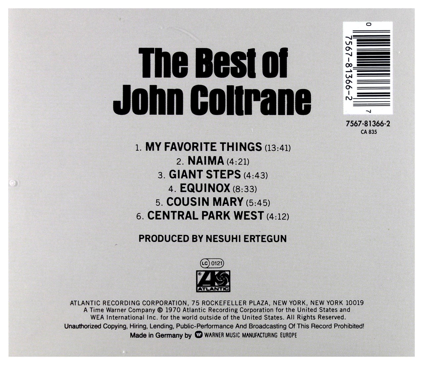 The Best Of John Coltrane [Atlantic]