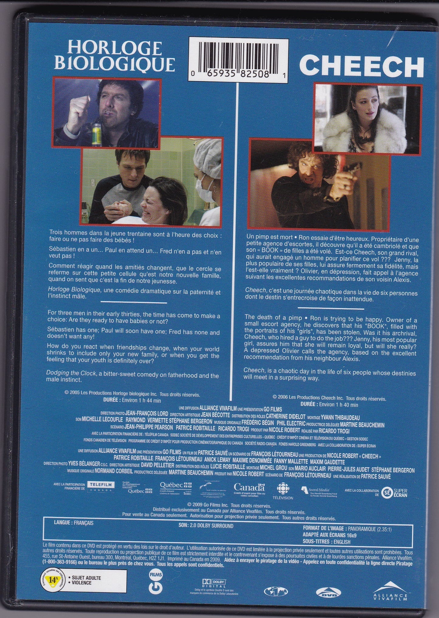 Cheech + Horloge Biologique - DVD