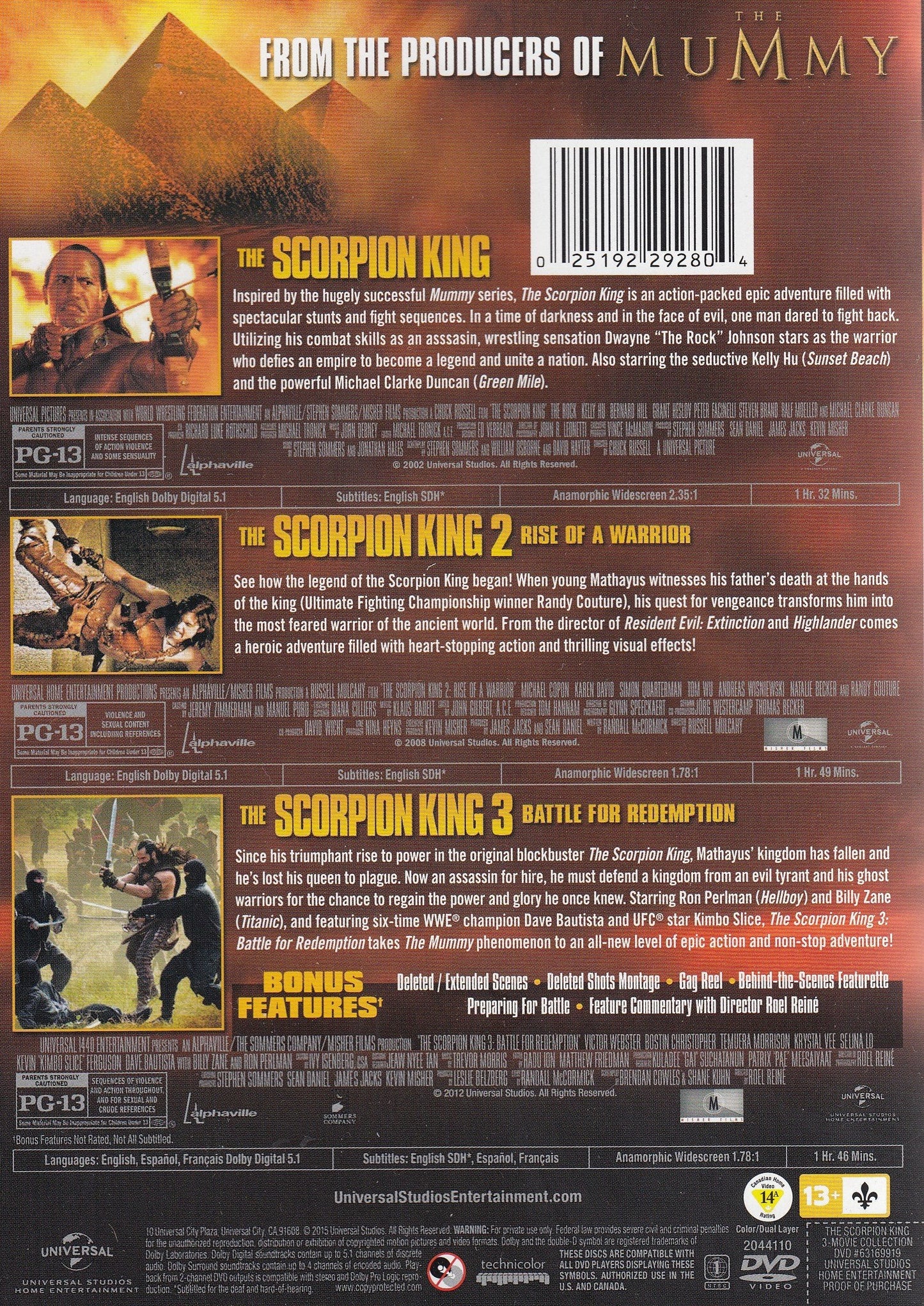 The Scorpion King (3-Movie Collection)