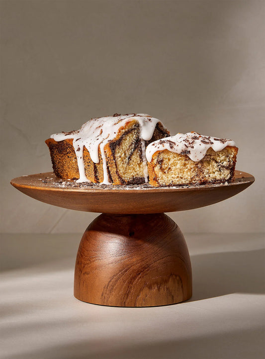 Teak Cake Stand