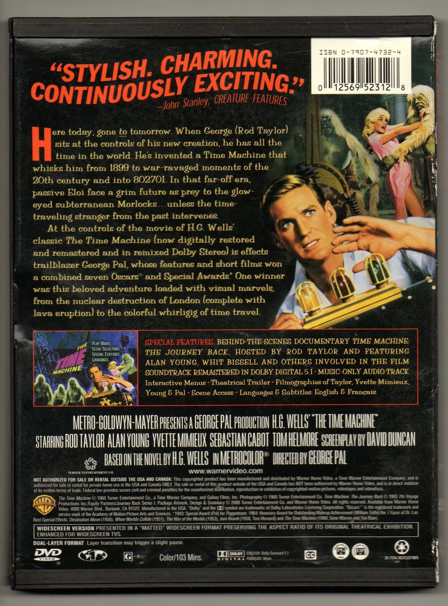 The Time Machine (Widescreen) - DVD (Used)