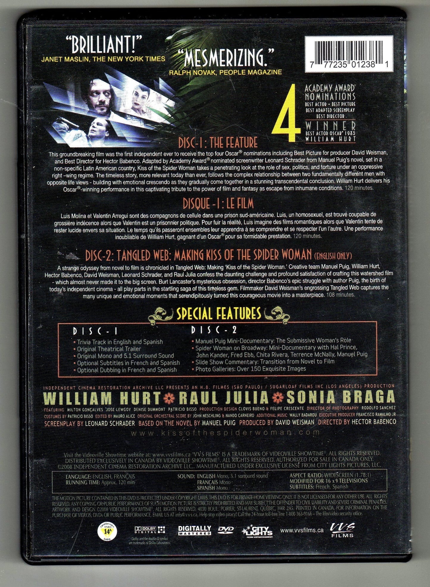 Kiss of the Spider Woman (Collector's Edition) - DVD (Used)