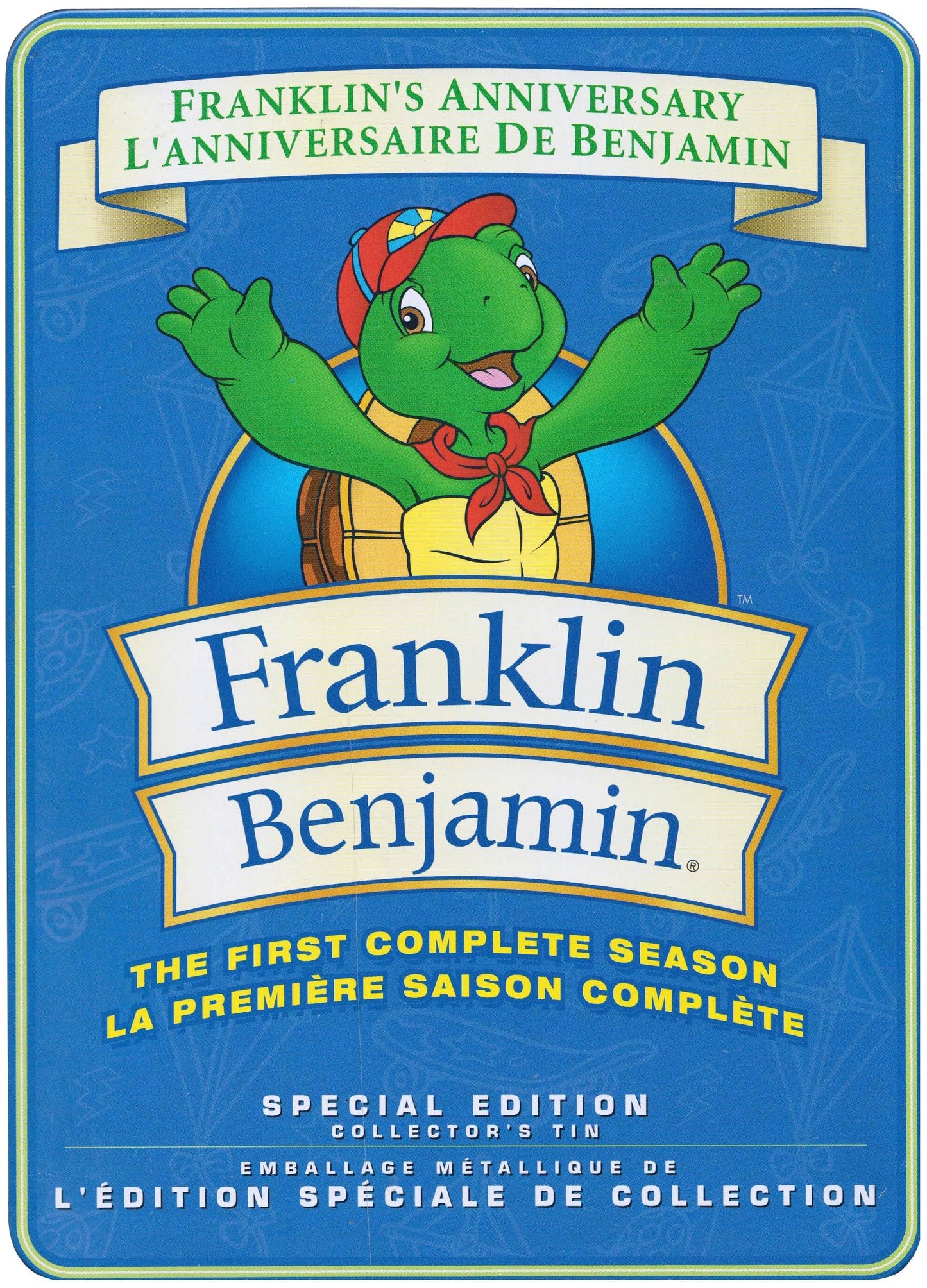 Franklin's Anniversary The First Complete Season Special Edition Collector's Tin / L’anniversaire de Benjamin La première saison complète Emballage métallique de l'Édition spéciale de collection