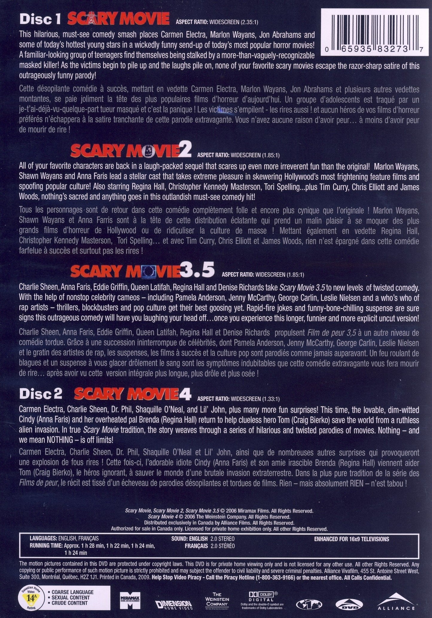 Scary Movie Franchise Collection - DVD (Used)