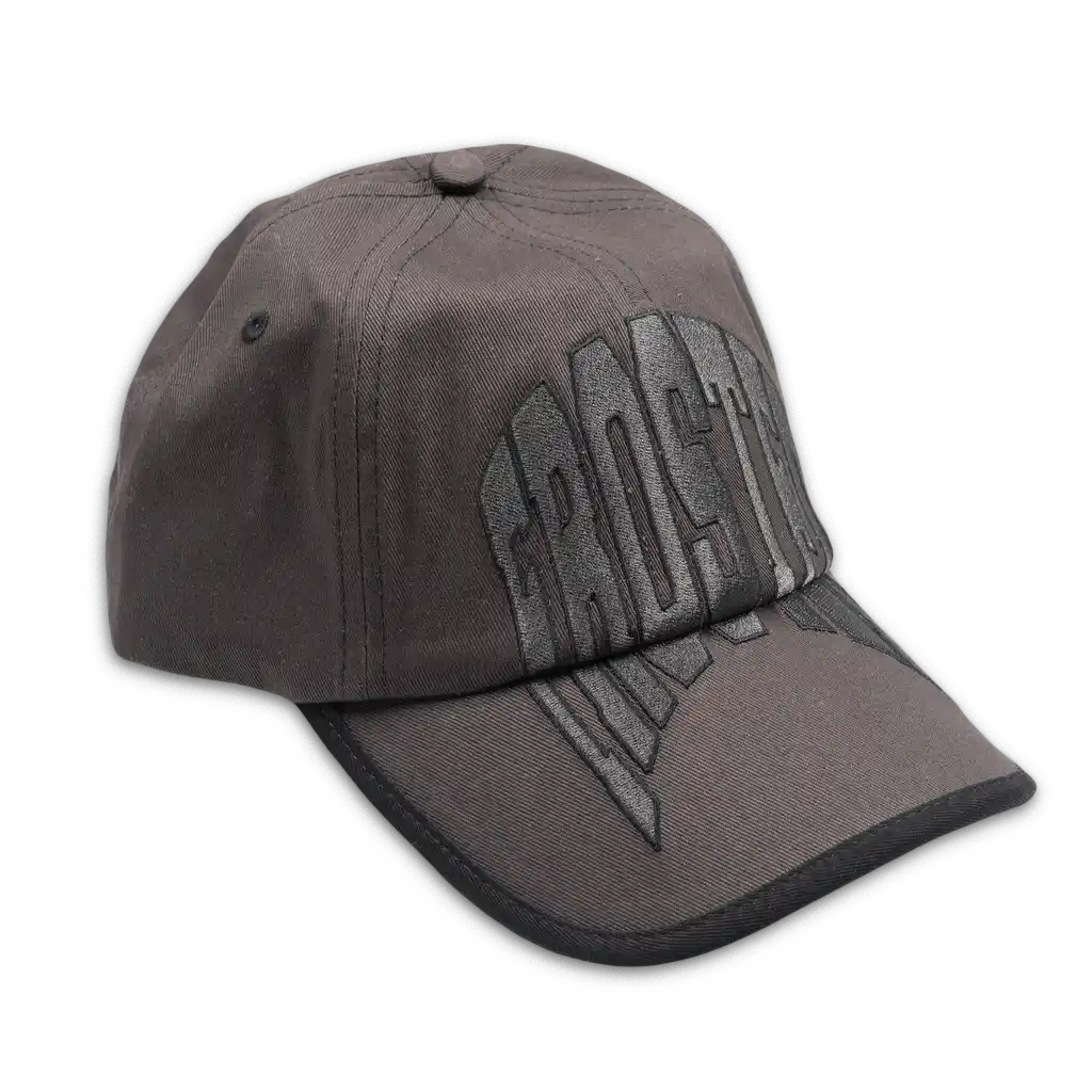 Frosted Skateboards 'Embroidery' Strapback Cap - Grey/Black