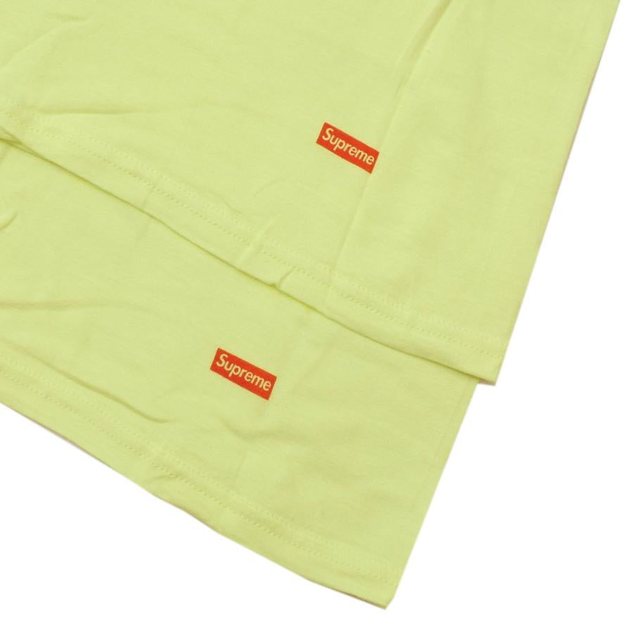 Supreme x Hanes Tagless Tees - Fluor Yellow (2 Pack)