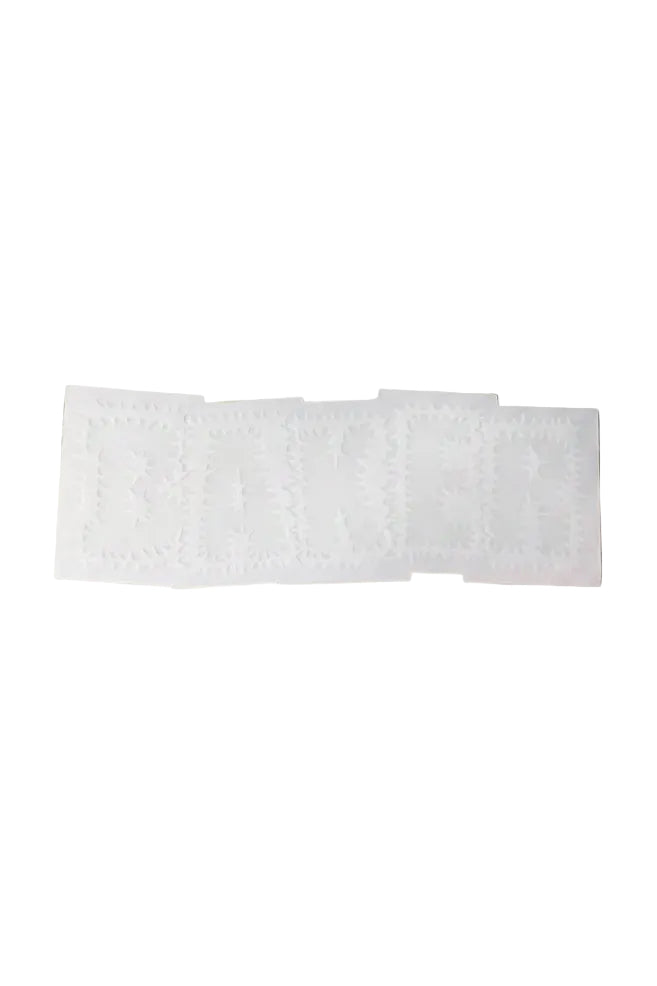 Baker 'Stars Logo' Sticker - White