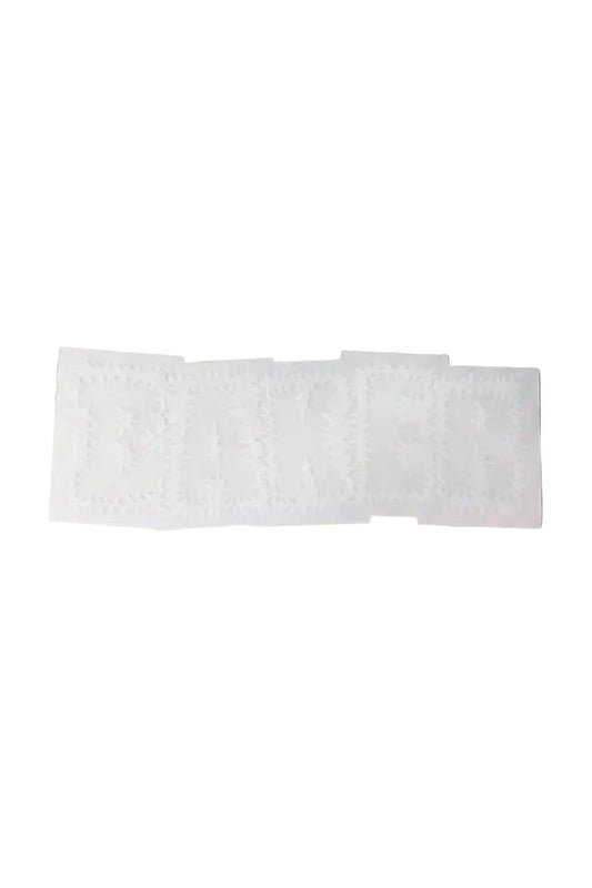 Baker 'Stars Logo' Sticker - White
