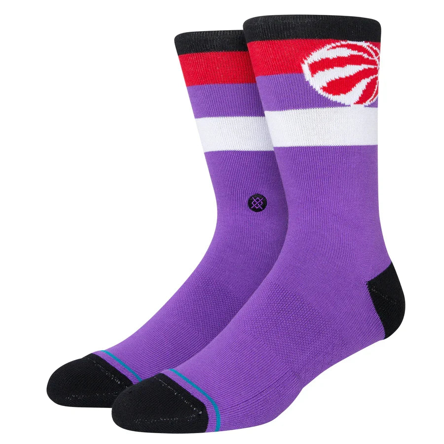 Stance x NBA 'Raptors ST' Crew Socks - Red (2 Pack)