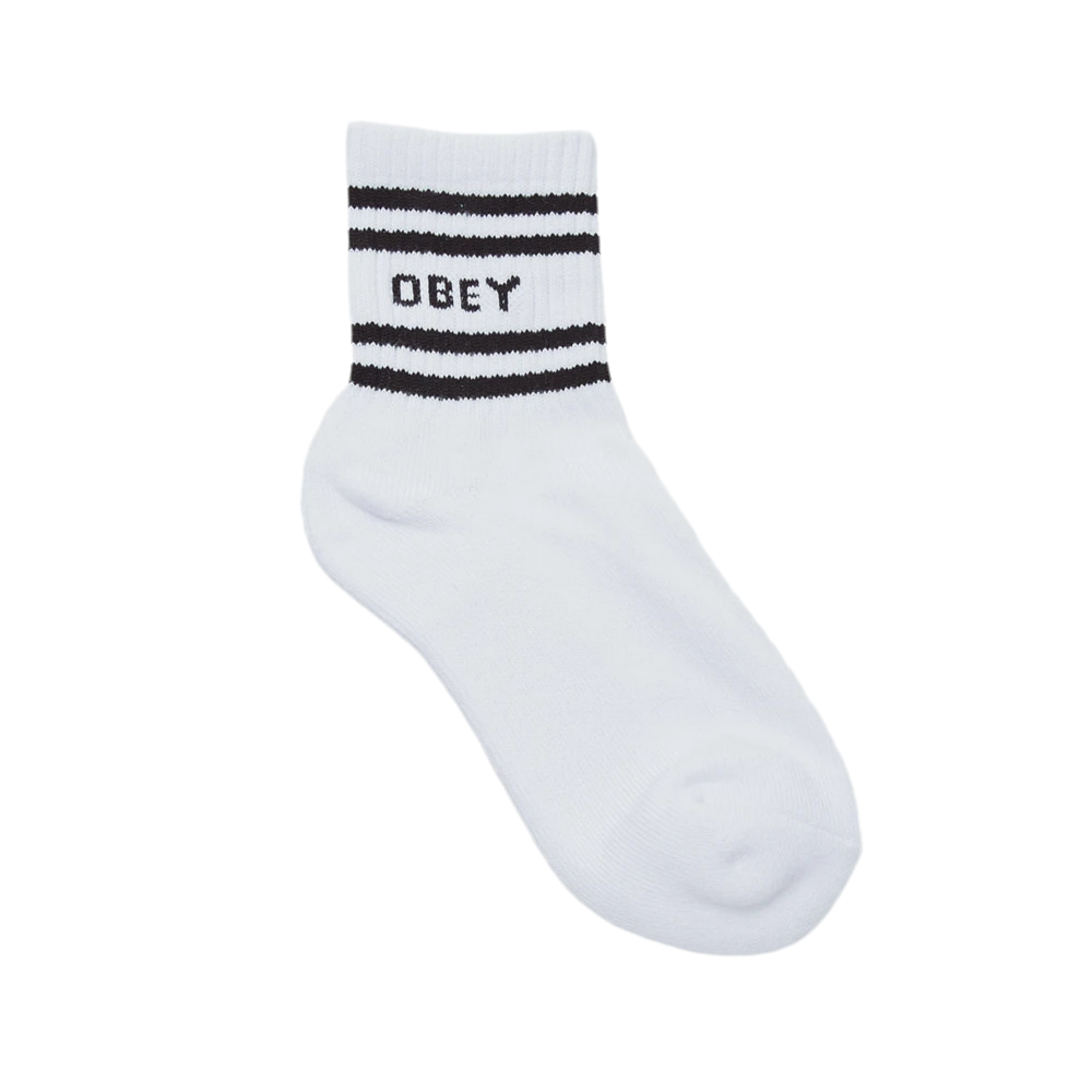 Obey 'Coop' Socks - White/Black (Women's)