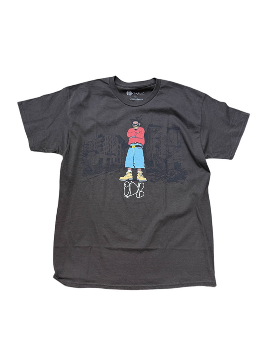 Color Bars x Ol' Dirty Bastard 'Harlem' Tee - Brown
