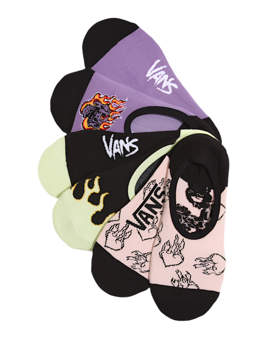 Vans 'No Show' Socks - Multi (3Pack) (Women’s)