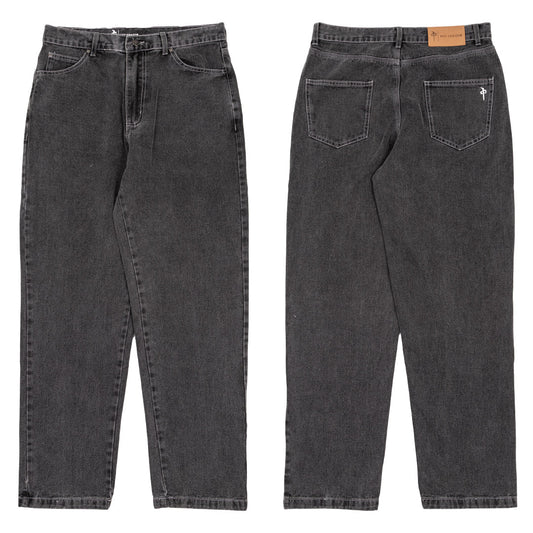 Red Dragon 'Franklin' Baggy Jeans - Grey