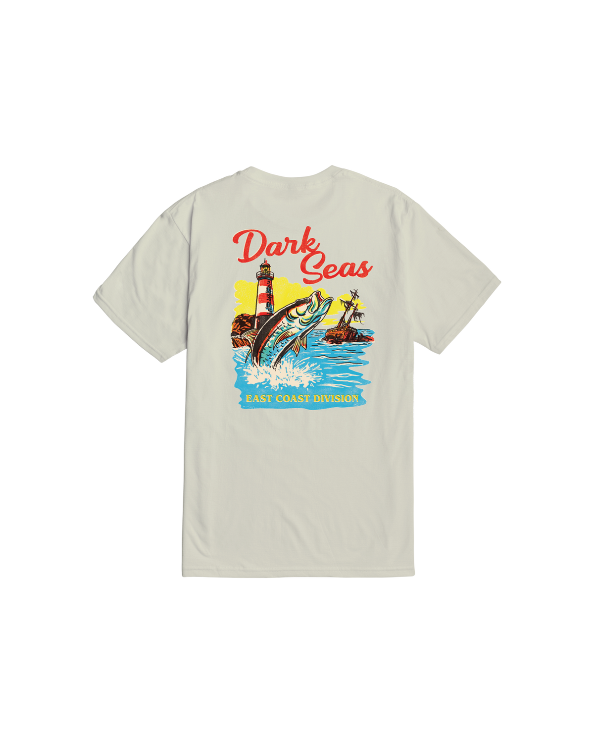 Dark Seas 'East Coast' Tee - Cream