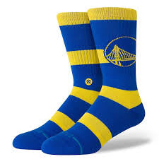 Stance x NBA 'San Francisco Warriors Team Prep' Crew Socks - Royal