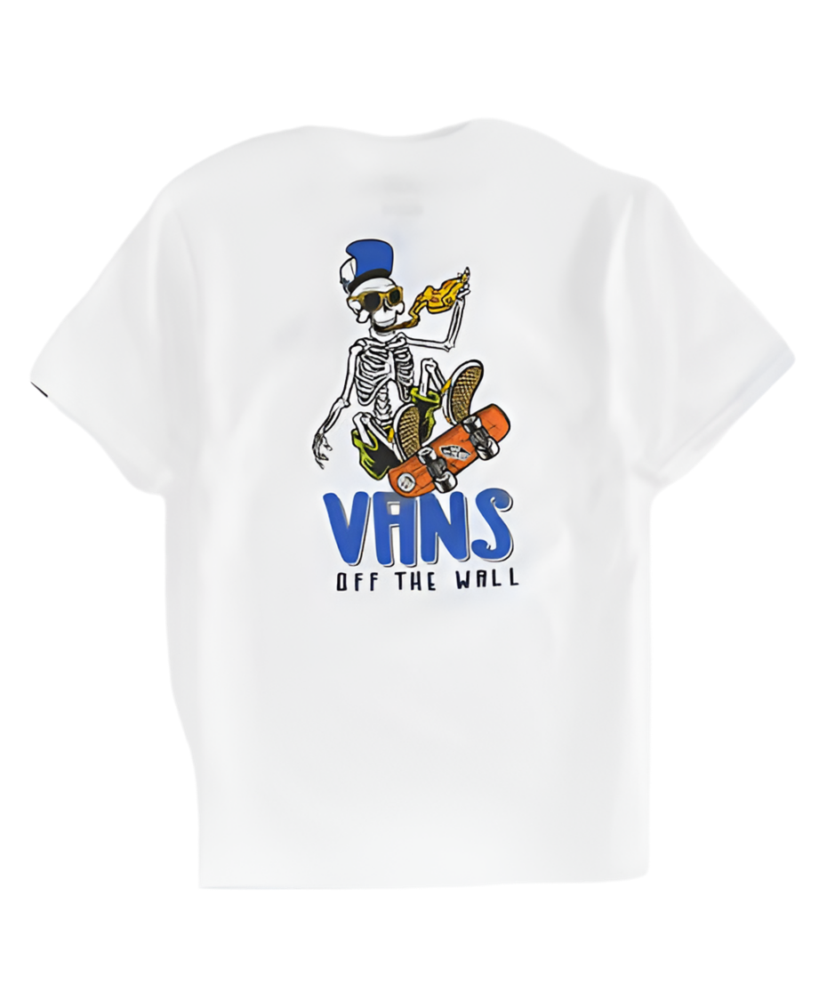 Vans 'Skull Slice' Tee - White (KIDS)