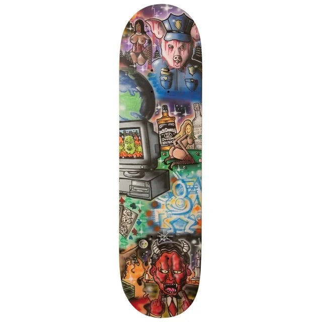 Baker x Zack Allen x Hummus' Skate Deck - Multi