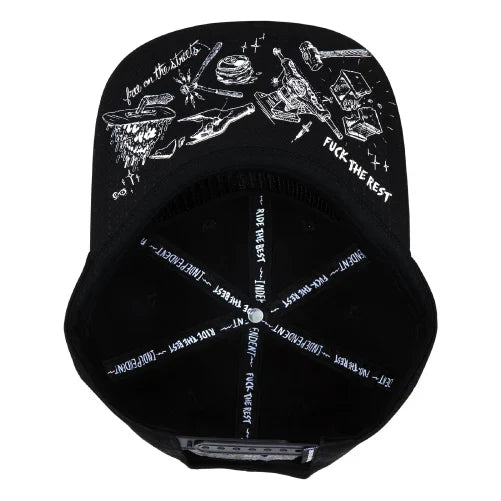 Independent 'Bratrud Notebook' Snapback Cap - Black