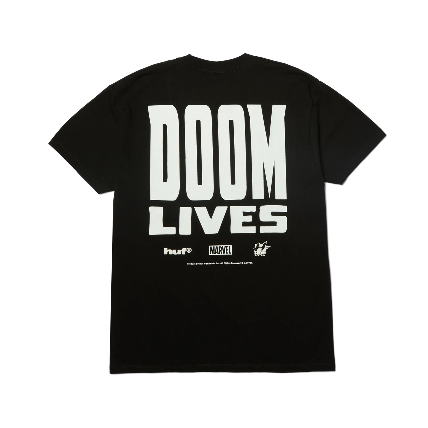 HUF x Marvel 'Doom Lives' Tee - Black