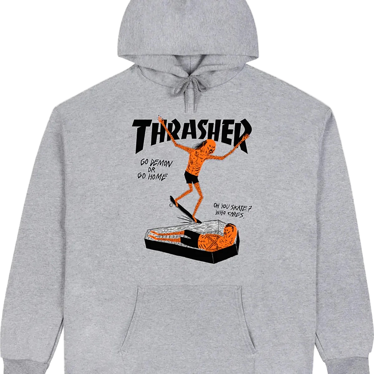 Thrasher x Neckface 'Coffin Grind' Hoodie - Grey
