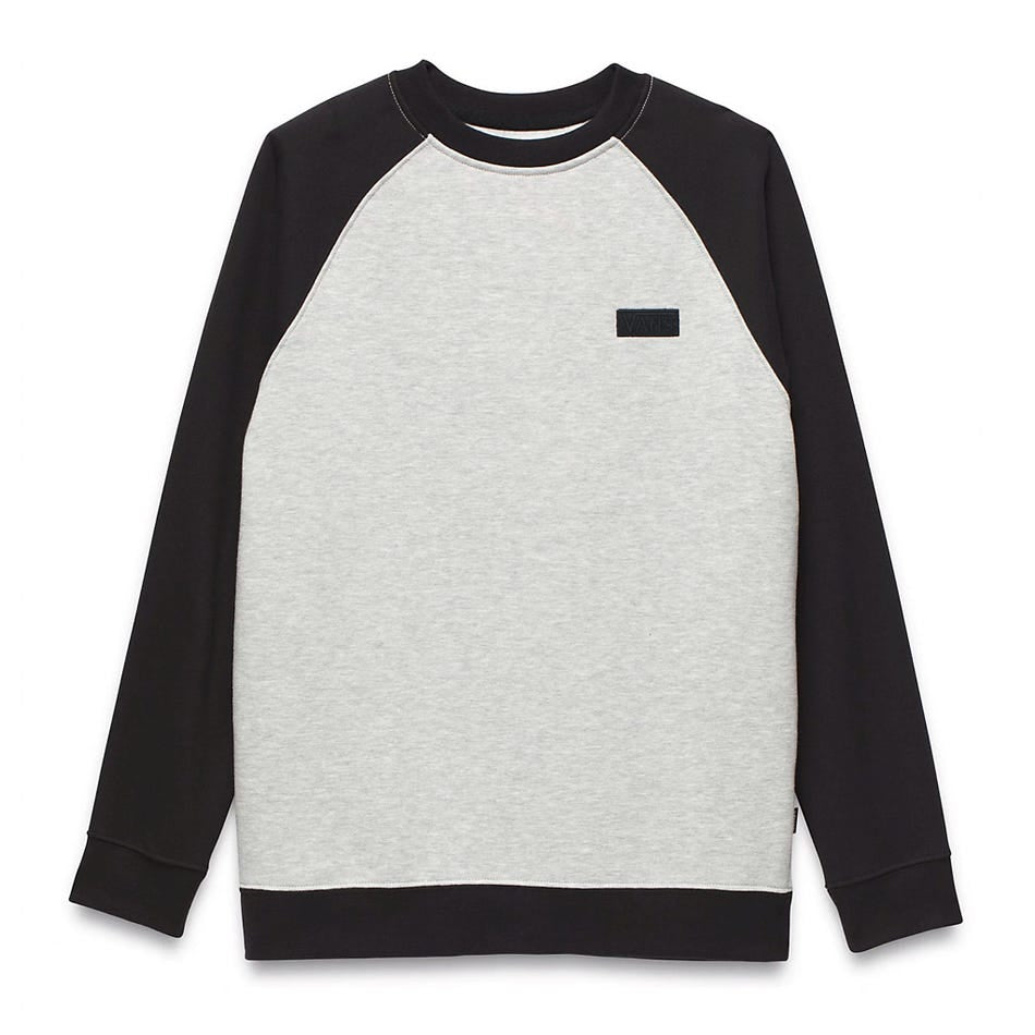Vans 'Core Basic' Raglan Crew Sweatshirt - Grey/Black