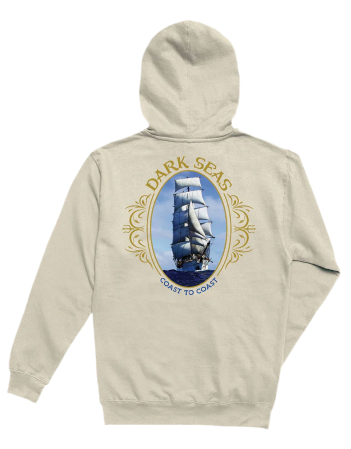 Dark Seas 'Go By Sea' Hoodie - Bone
