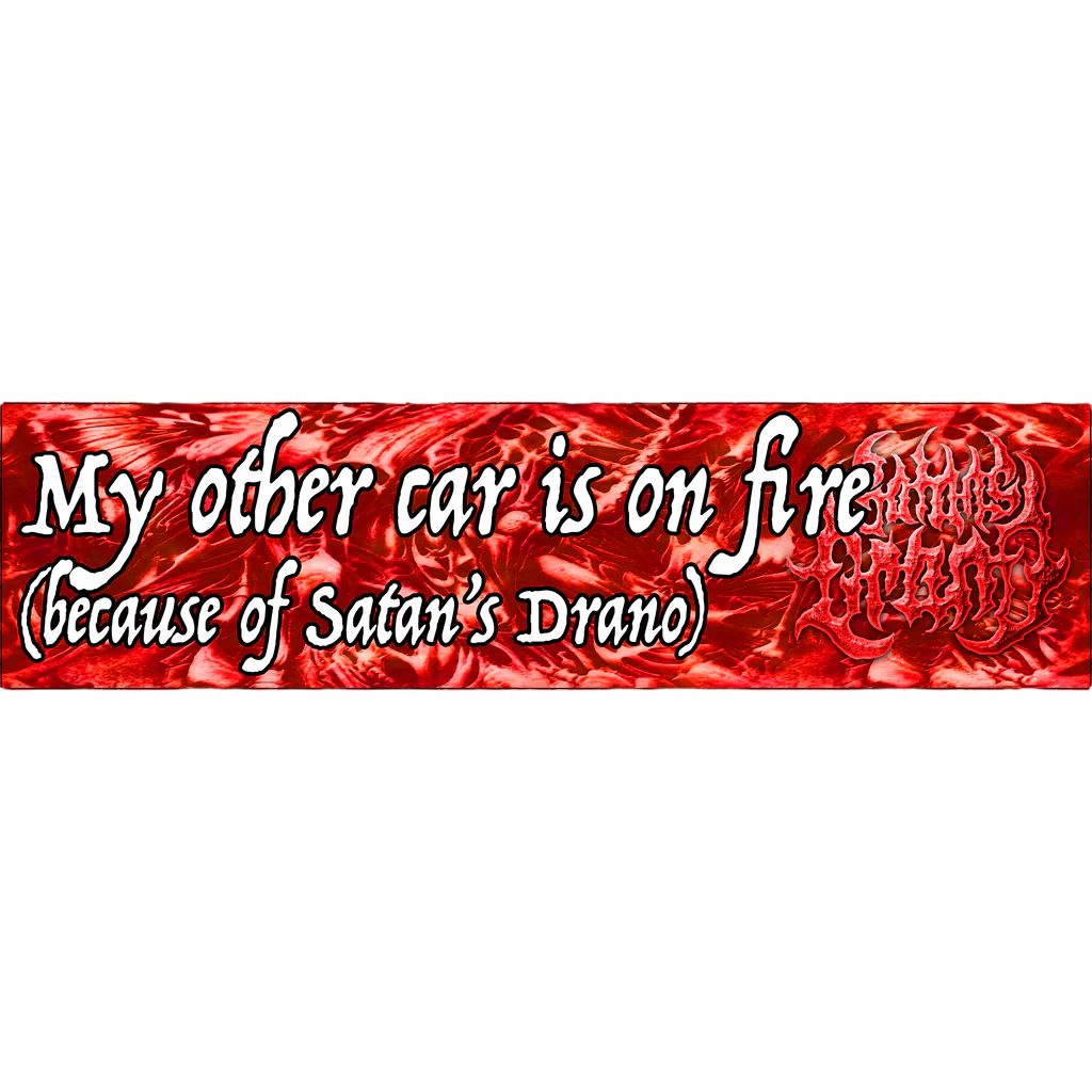 Satan’s Drano 'Bumper' Sticker