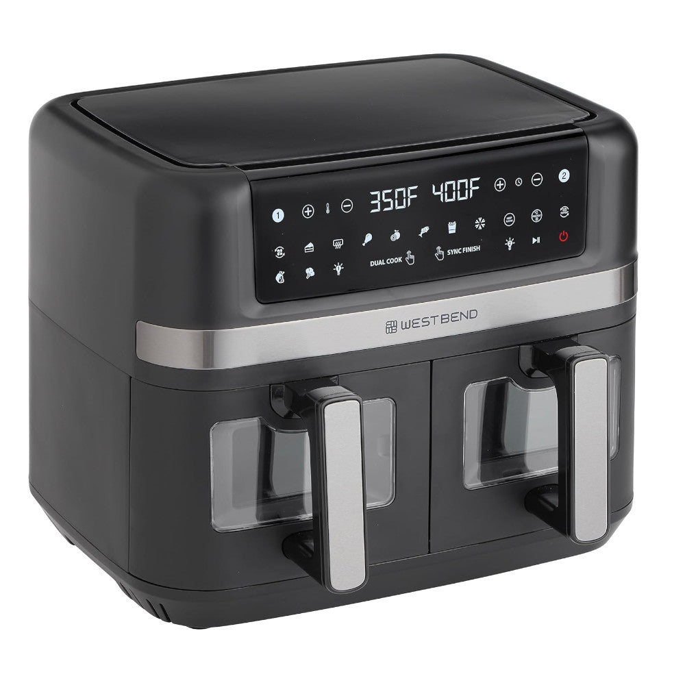WEST BEND AFWB10BK13 Dual Basket 10QT Digital Air Fryer - Kastor