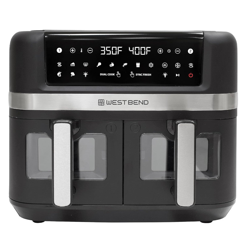 WEST BEND AFWB10BK13 Dual Basket 10QT Digital Air Fryer - Kastor